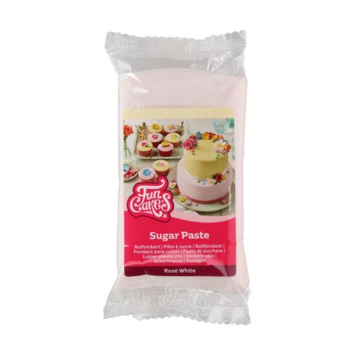 FunCakes roll Fondant Rosé white 250g