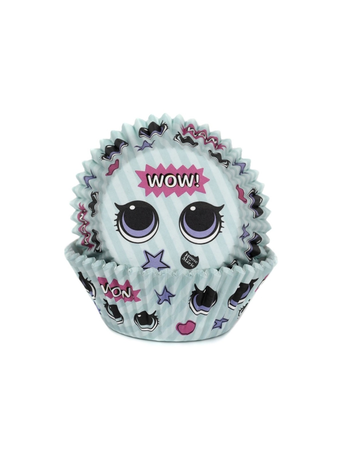 House of Marie Baking Cups - "WOW" eyes  50pcs