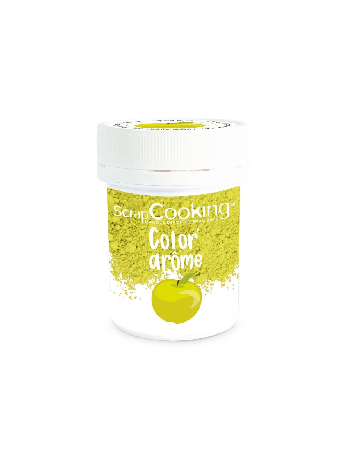 Scrapcooking Color & Flavor - Farbe + Aroma - Grün / APFEL - 10g