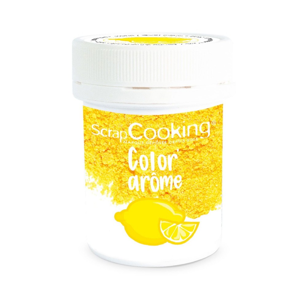 Scrapcooking Color & Flavor - yellow / LEMON - 10g