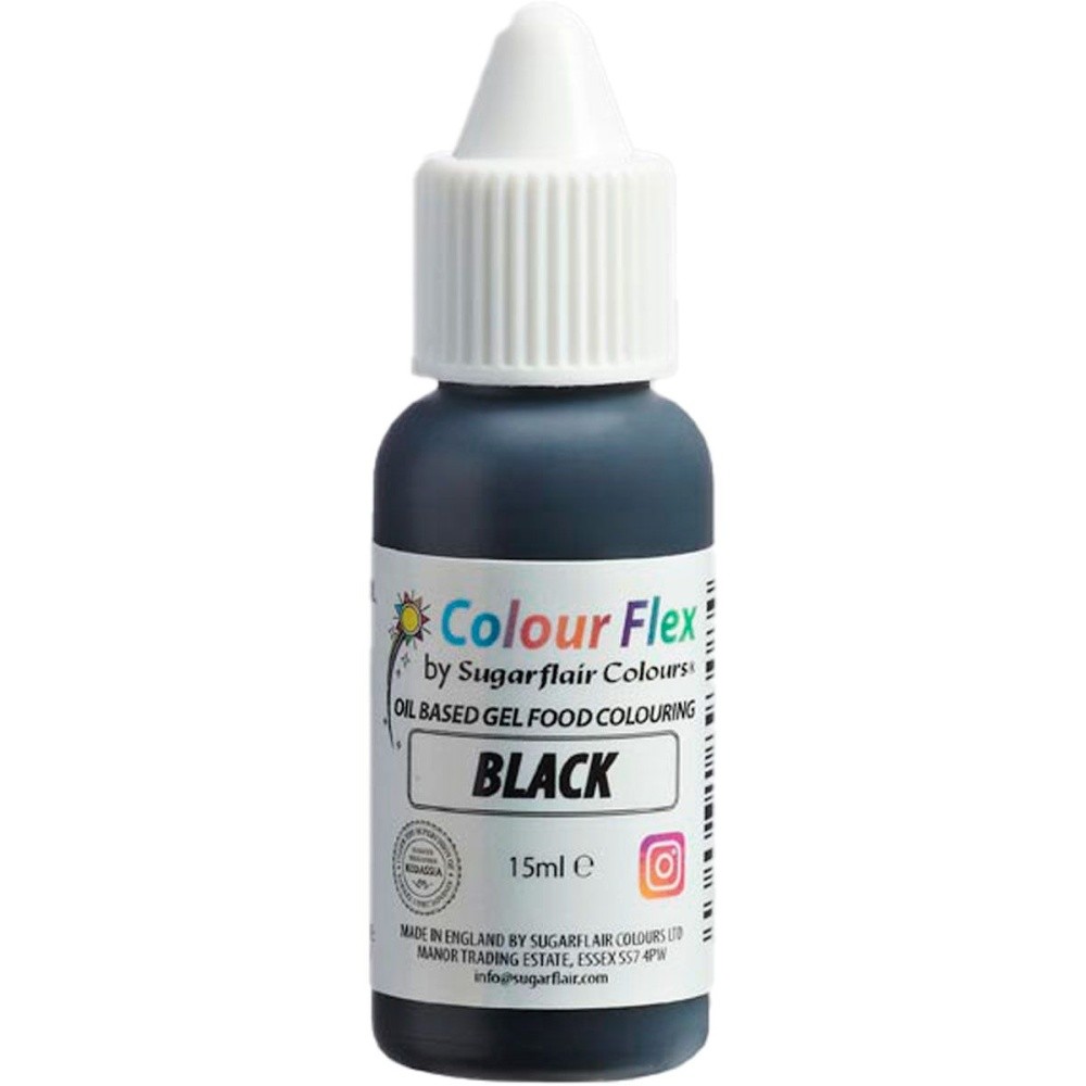 Sugarflair Colourflex Pastel Toner Black - černý