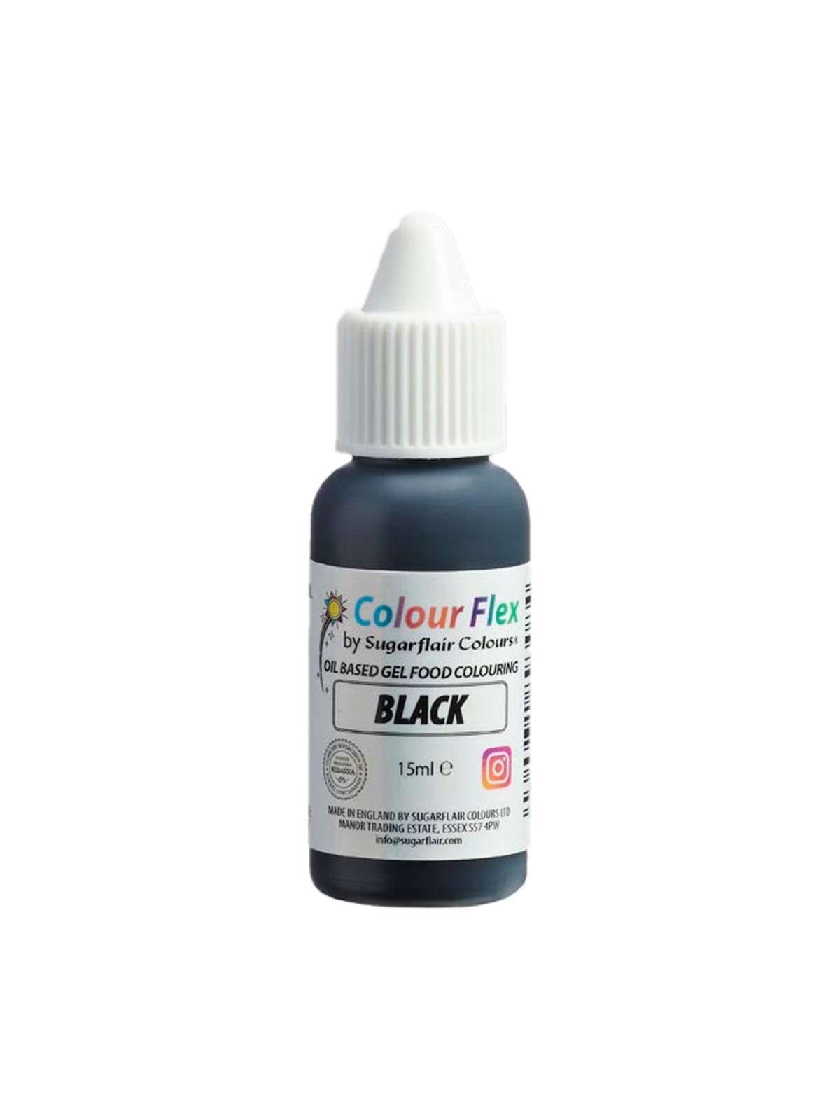 Sugarflair Colourflex Pastel Toner Black - černý