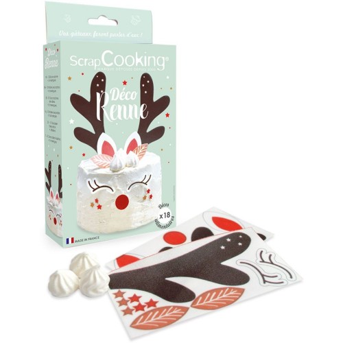 SCRAPCOOKING edible paper - Reindeer - 15pcs