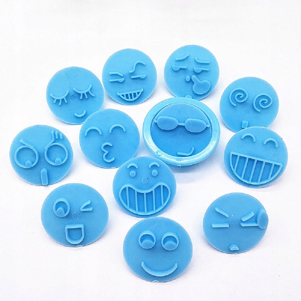 Fondant cutters - smiley faces 12 pcs