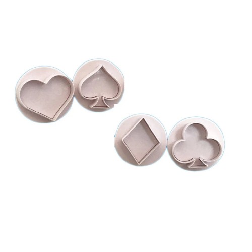 Punches card symbols 4 pcs