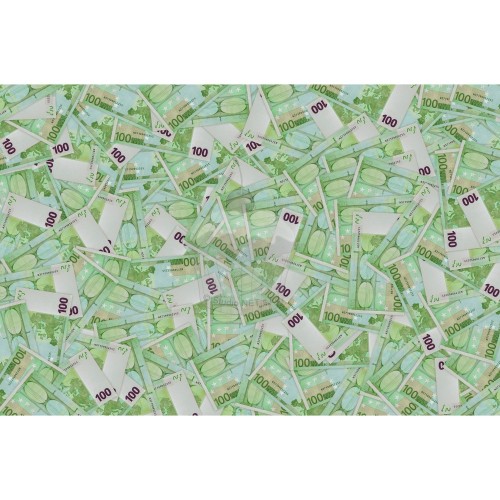 Edible paper "one hundred euros - wallpaper" - A4