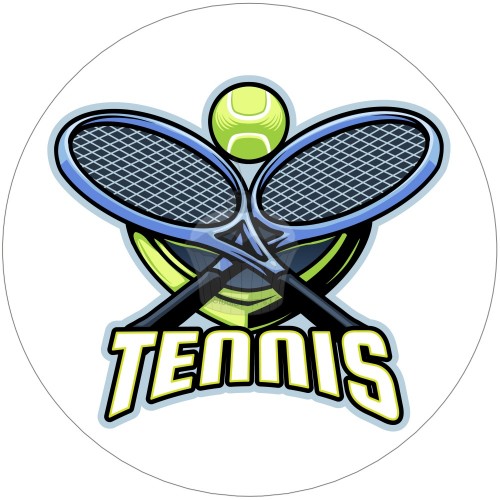 Edible paper "Tennis 4" A4