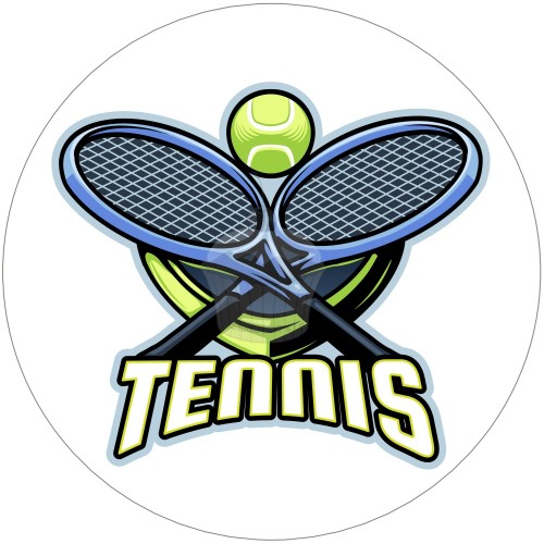 Jedlý papír "Tenis 4" A4