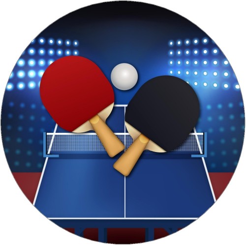 Jedlý papír "Ping pong 1" A4