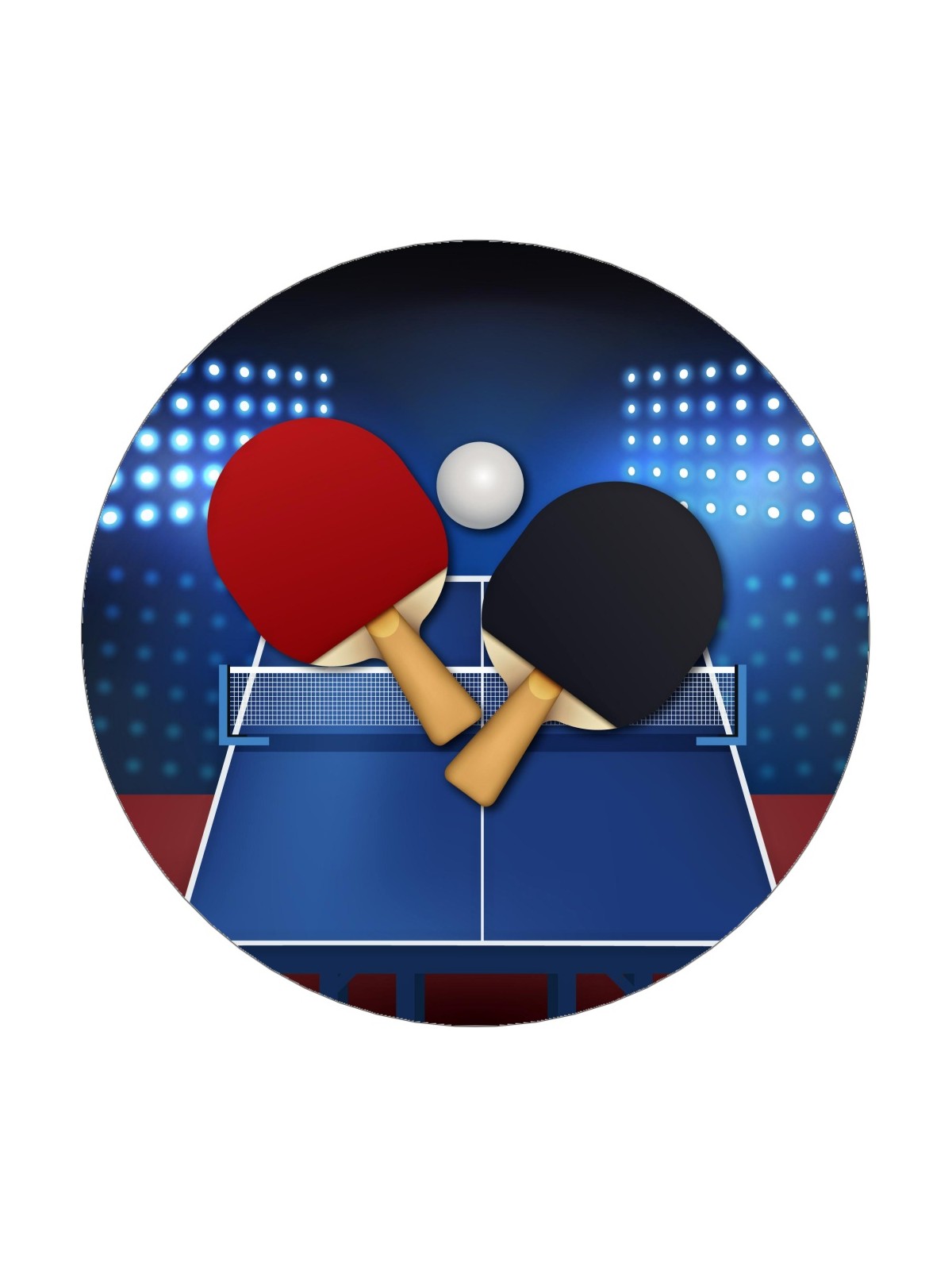 Jedlý papír "Ping pong 1" A4