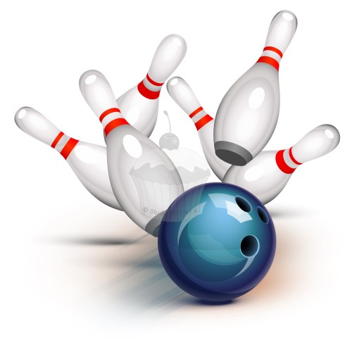 Jedlý papír "Bowling 1" A4