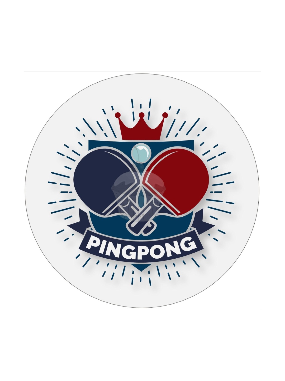 Jedlý papír "Ping pong 3" A4