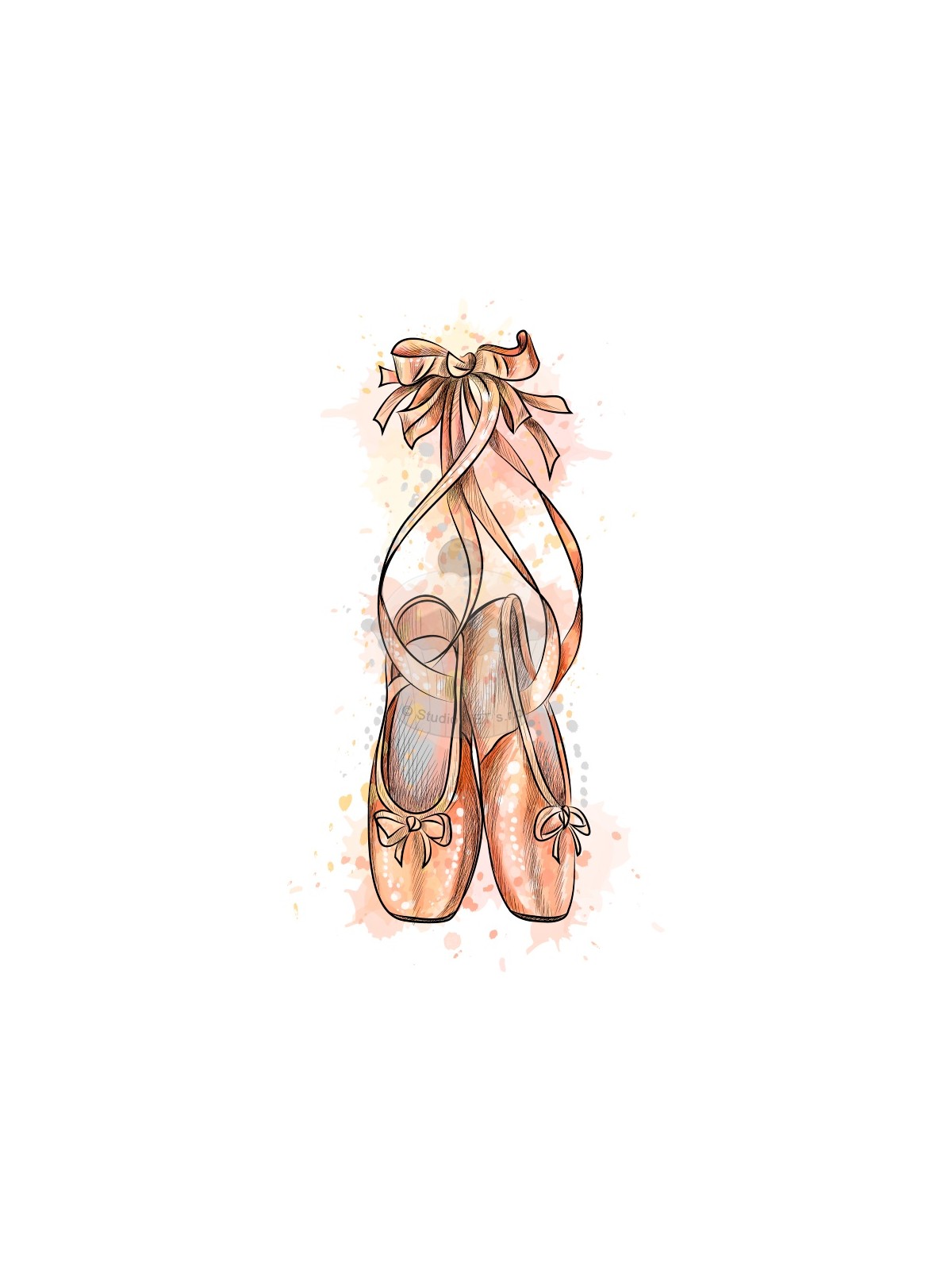 Esspapier „Ballettschuhe“ A4