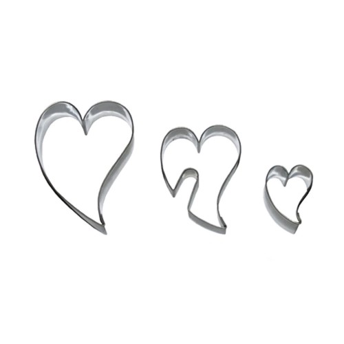 Stainless steel Cutters - Valentine Set IV. (3 pcs)