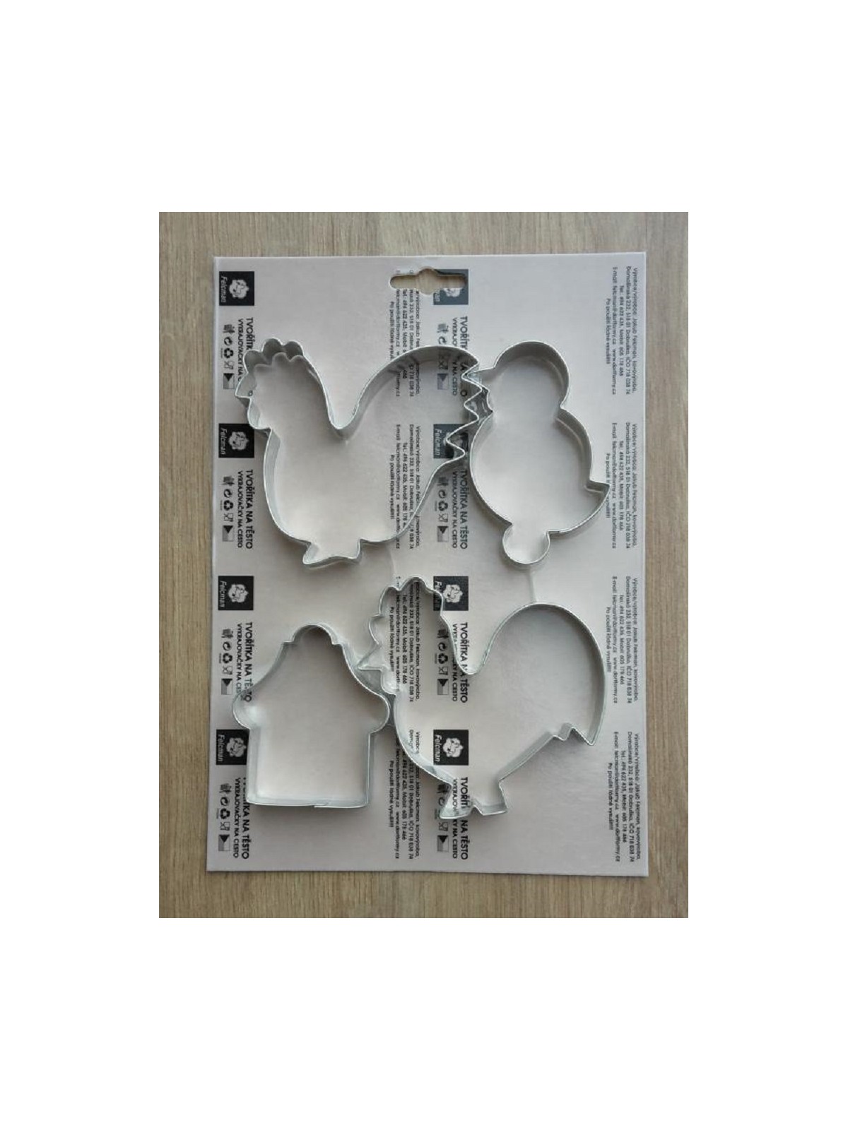 Cookie Cutter Set - Rooster 4 pcs