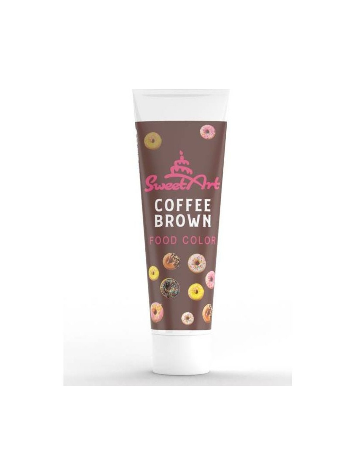 SweetArt - Potravinářská gelová barva Coffee brown - hnědá 30g