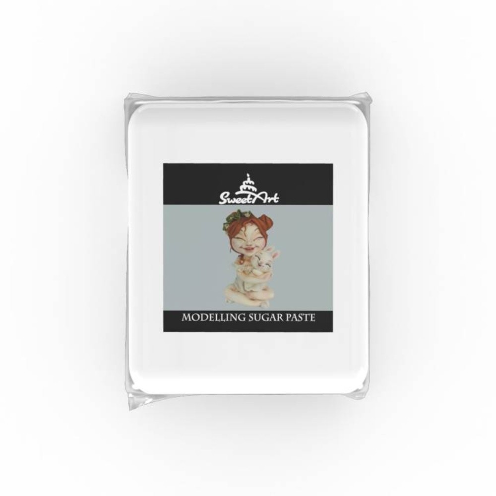 SweetArt Modeling Sugar Paste White - vanilla - 250g