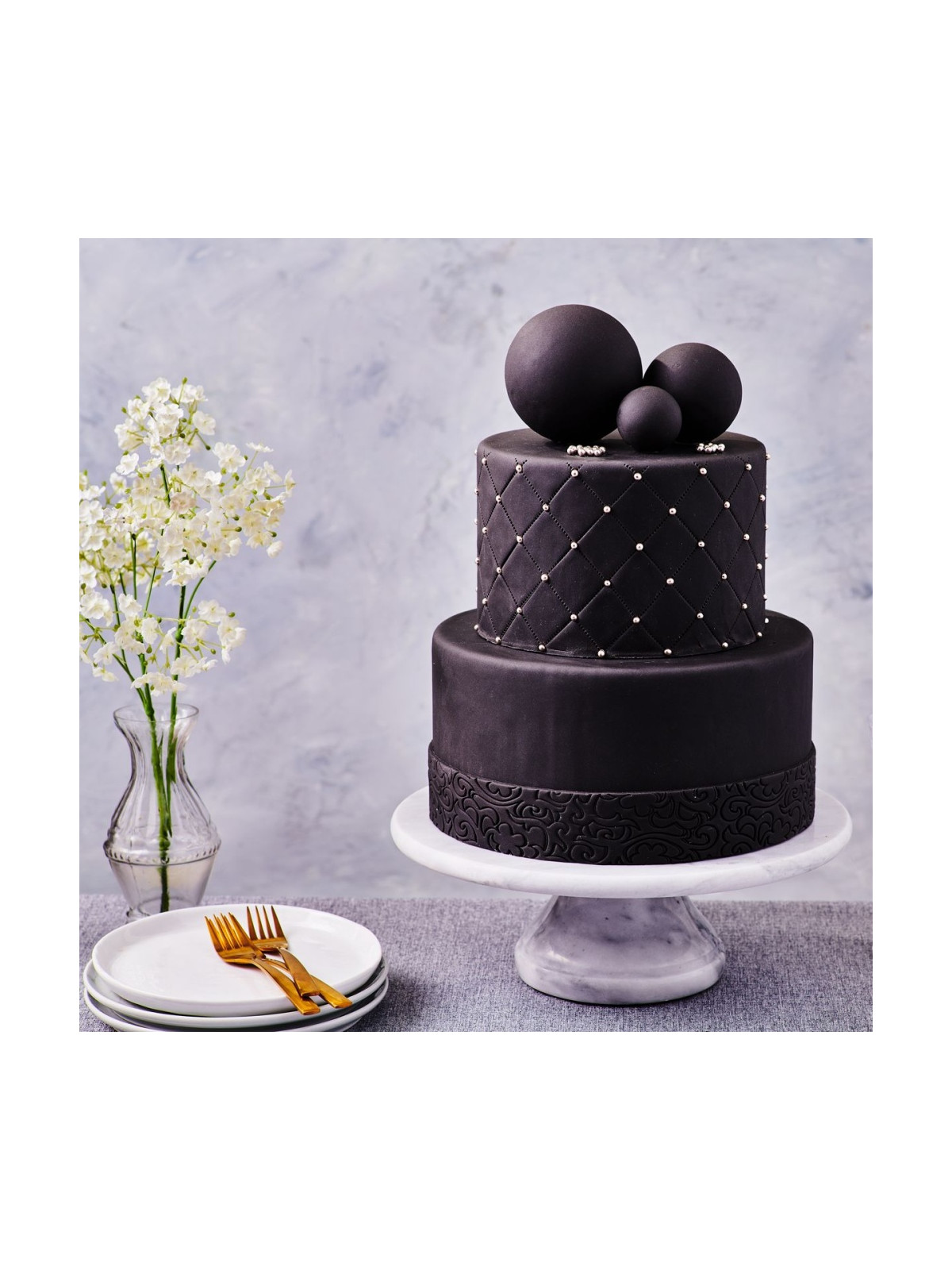 FunCakes 500g - rolled fondant - black