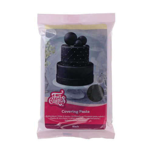 FunCakes covering paste 500g - Ausrollfondant - schwarz