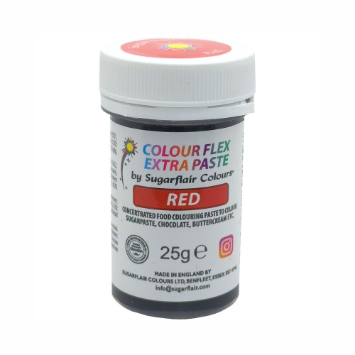 Sugarflair Colourflex EXTRA Paste Red