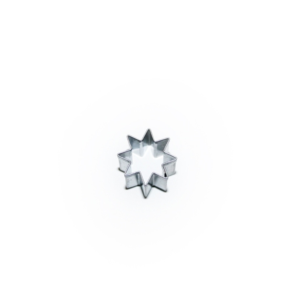 Stainless steel cutter - 8-pointed star 20mm