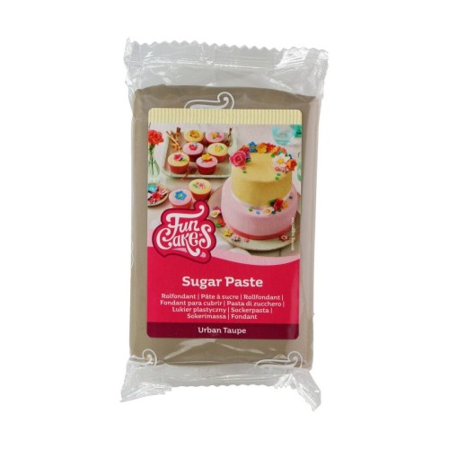 SLEVA: FunCakes potahový fondán Urban Taupe - hnědá 250g