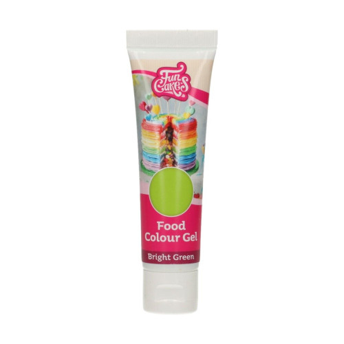 FunCakes edible funcolours gel - Bright Green - 30g