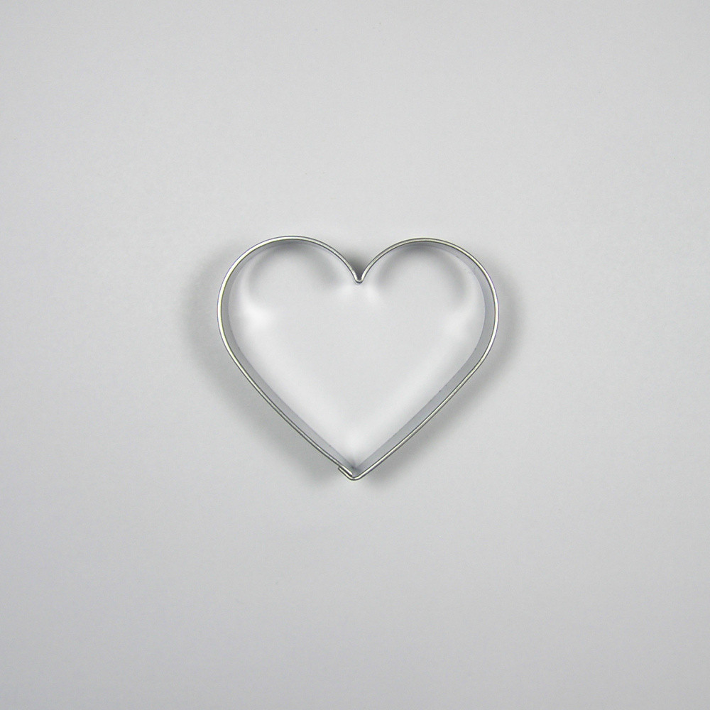 Stainless steel cutter - heart 5,5cm