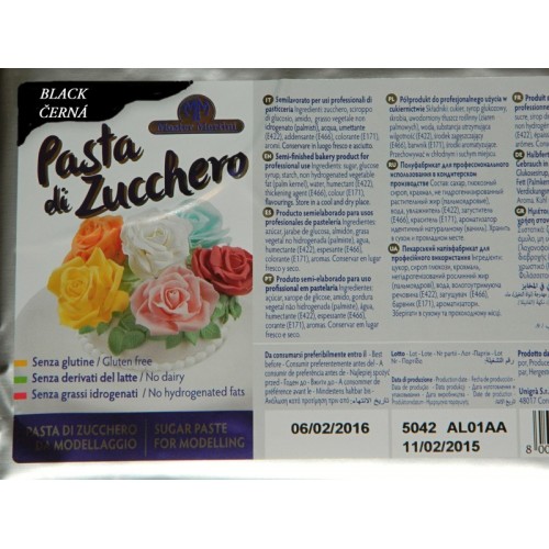 RABATT: Modellier Paste  Meister Martini - SCHWARZ - 1 kg