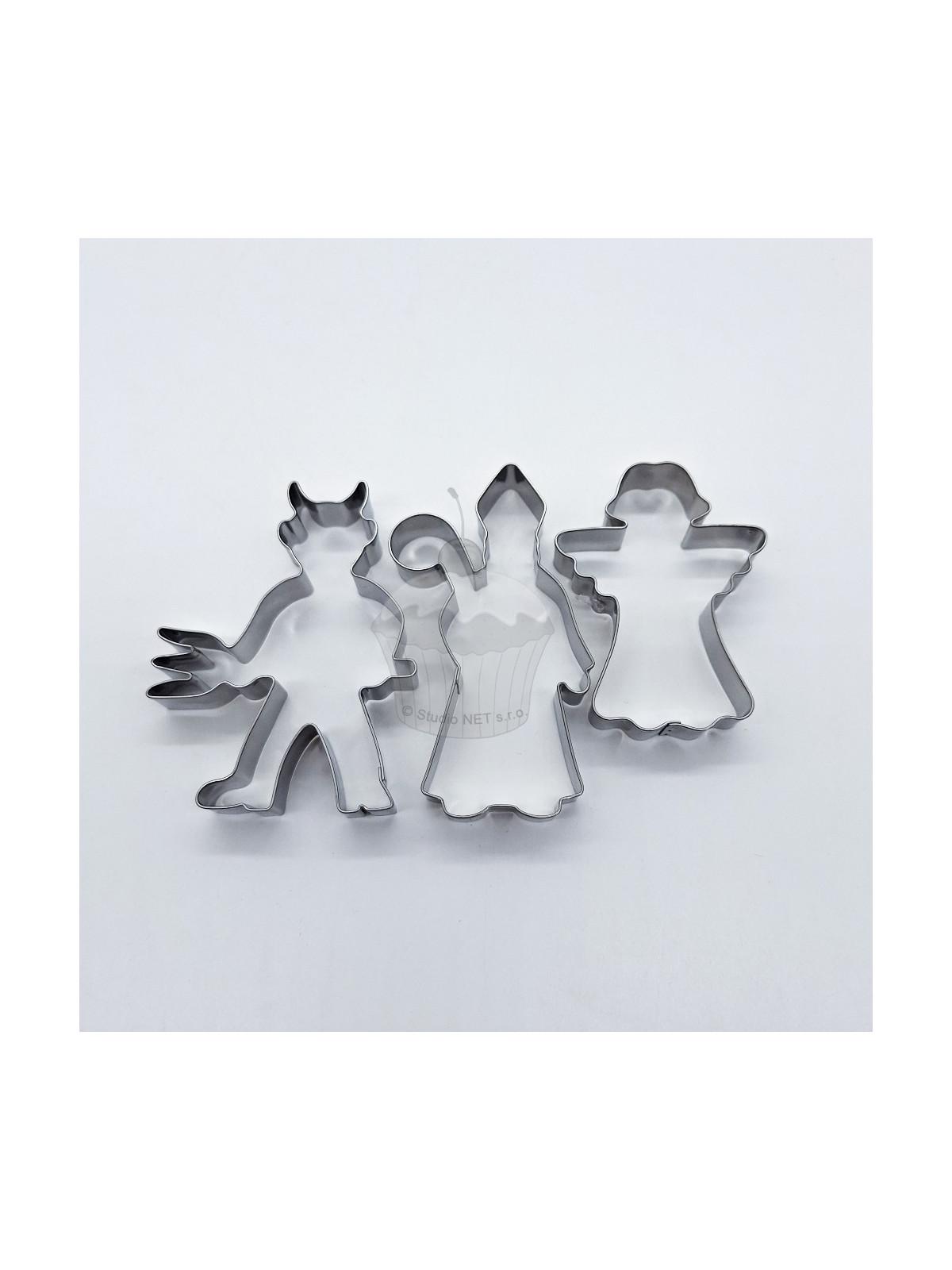 Stainless Steel Cutter - set Nicholas + Angel + Devil