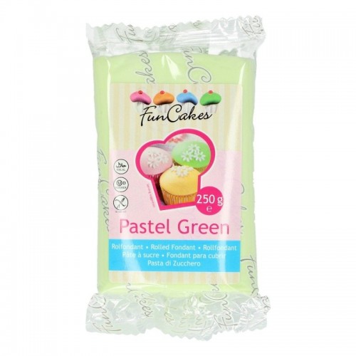 RABATT: FunCakes Fondant Pastel Green  -250g-