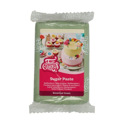 RABATT: FunCakes Fondant  Botanical Green  -250g-