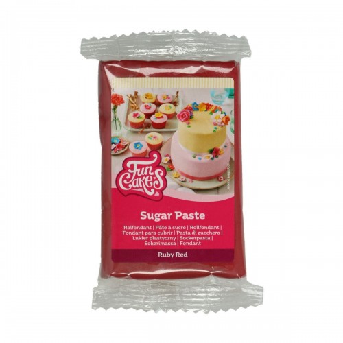 RABATT: FunCakes fondant Ruby Red -250g