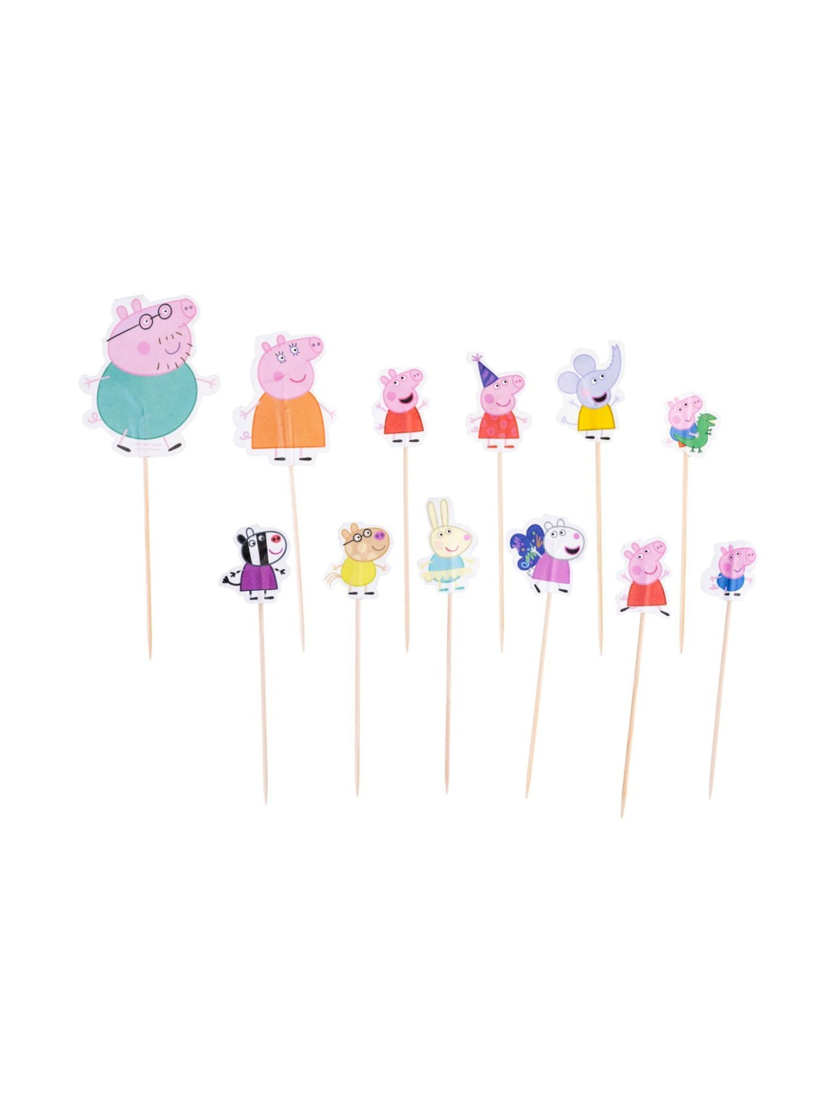 Dr.Oetker - cake toppers - Peppa Pig and Friends - 24pcs