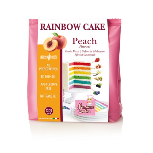 SLEVA: Madame Loulou - Rainbow Cake - Broskev- 100g