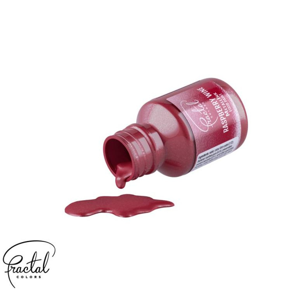 Liquid pearl paint Fractal - paint - Raspberry  Wine 30ml