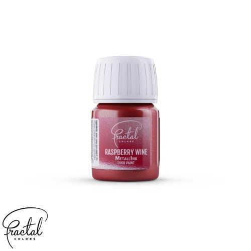 Perleťová barva tekutá Fractal - paint - Raspberry Wine 30ml