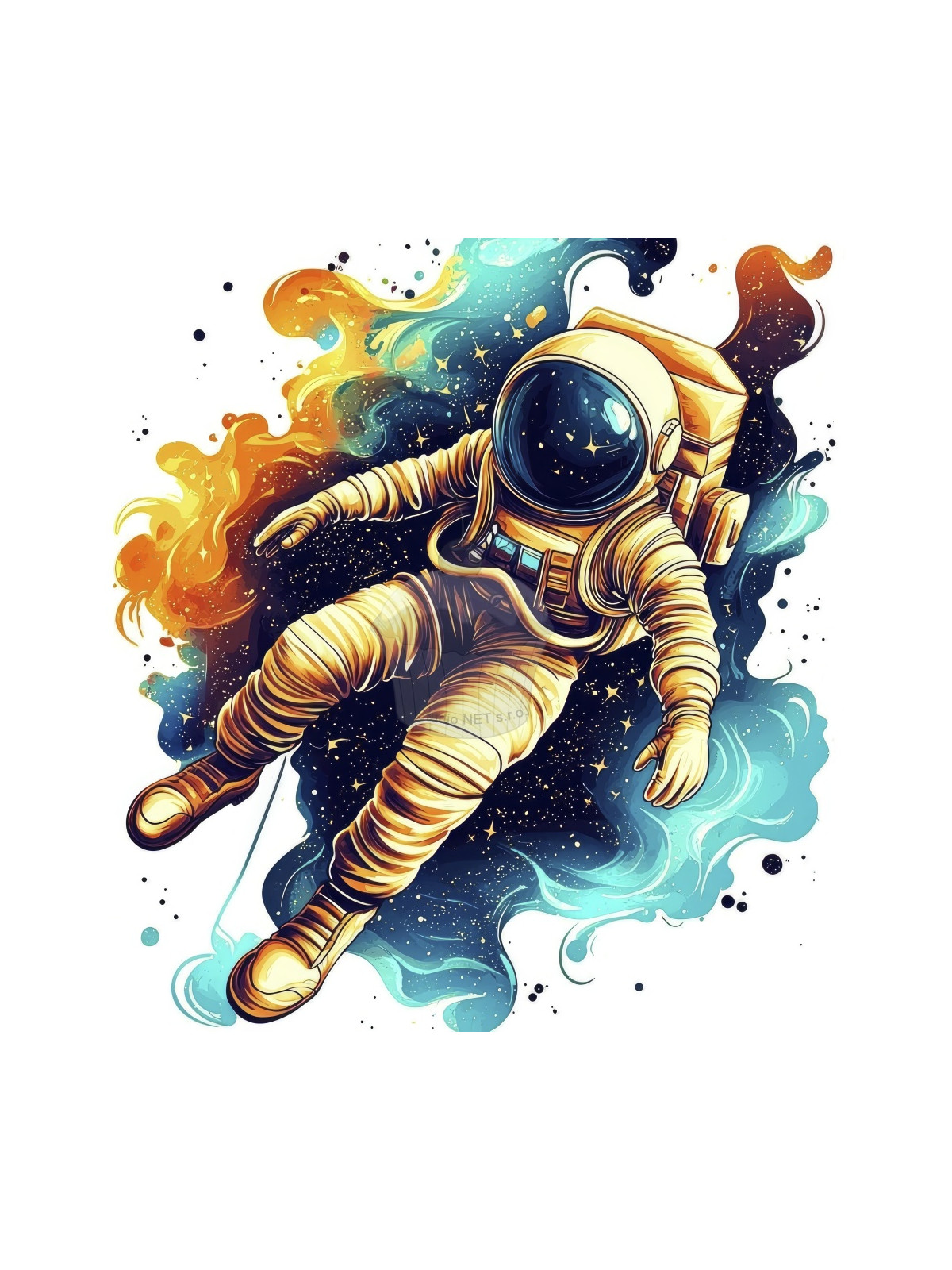 Jedlý papír "Astronaut" - A4