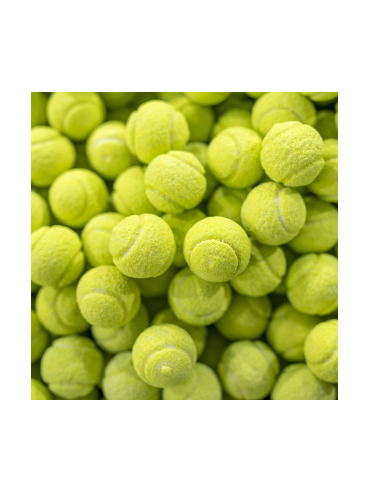 Kaugummi-Tennisbälle – Zitronengeschmack – 50g/10ks