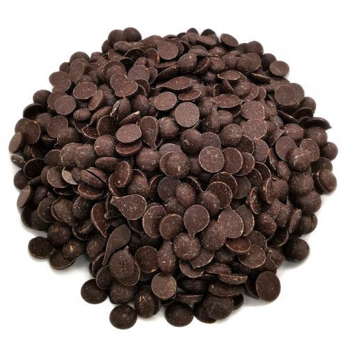 Bitter chocolate 60% cocoa - dark discs - 250g