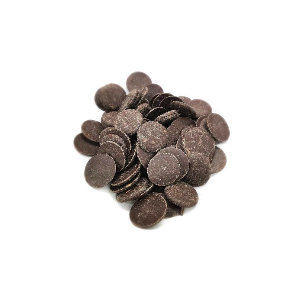 Bitter chocolate 70% pieces - dark discs - 250g