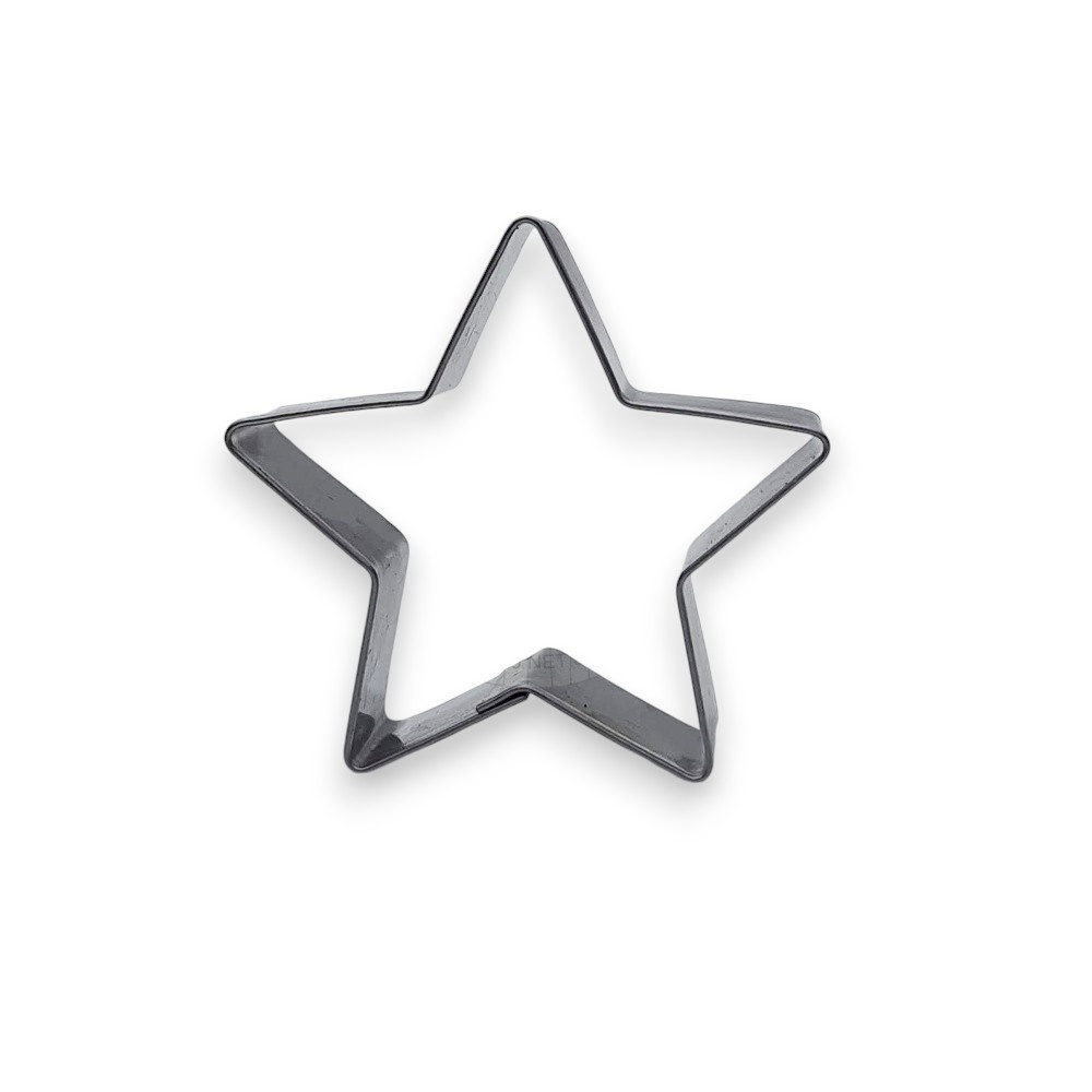 Stainless steel cutter - 5-pointed star - 6cm