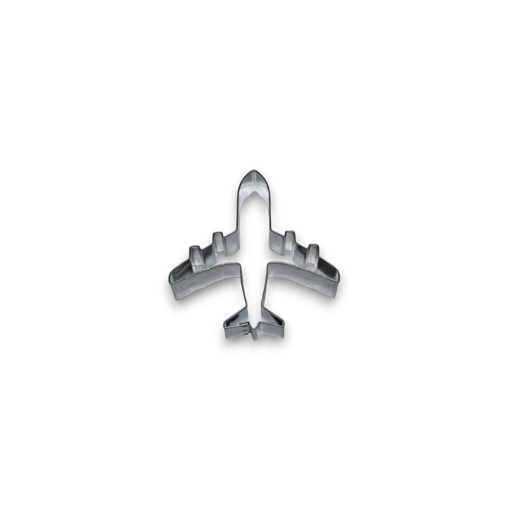 Stainless steel cookie cutter - airliner