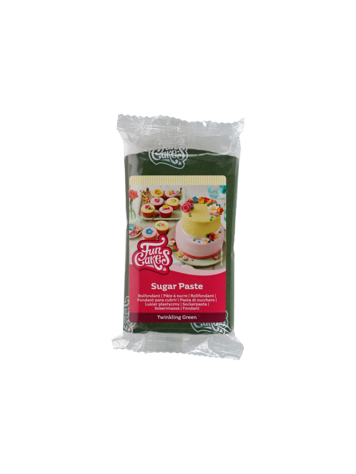 FunCakes sugar paste Twinkling Green - 250g