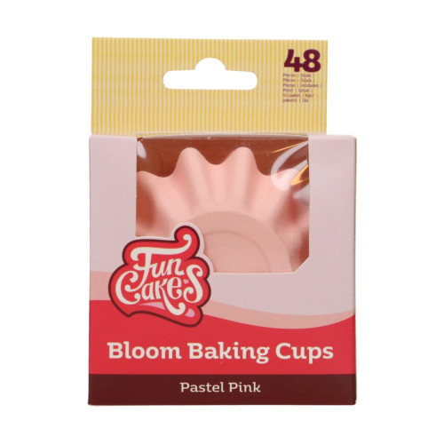 FunCakes Baking Cups massiv - pastellrosa - 48 Stk