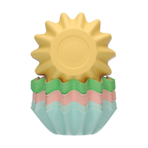 FunCakes Baking Cups Solid - Pastel Rainbow - 48 pcs