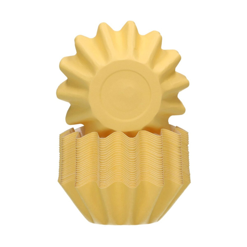 FunCakes Cupcake Cases Solid - Pastel Yellow - 48pcs