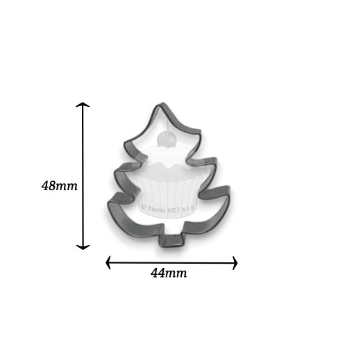 Cookie cutter - Pine tree 4.8cm