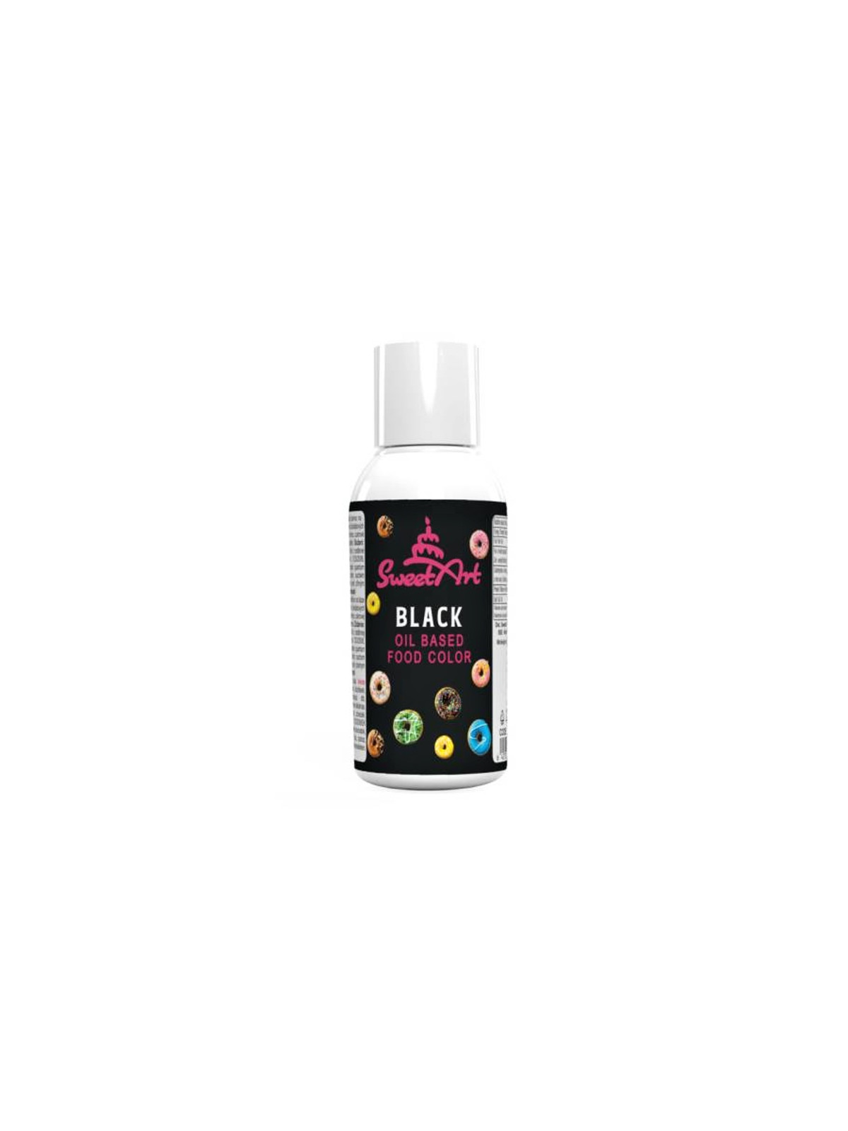 SweetArt - barva do čokolády tekutá Black - černá 50g