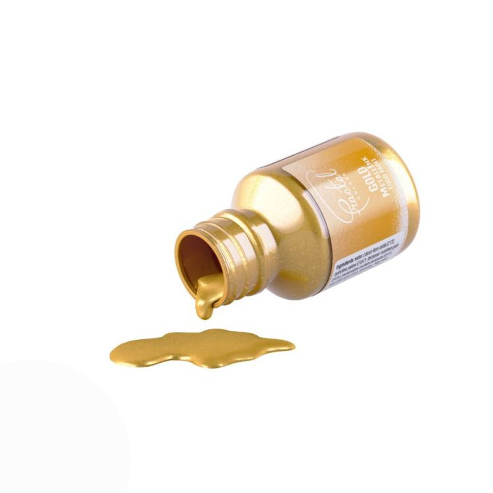 Perleťová barva tekutá Fractal - paint - Gold 30ml